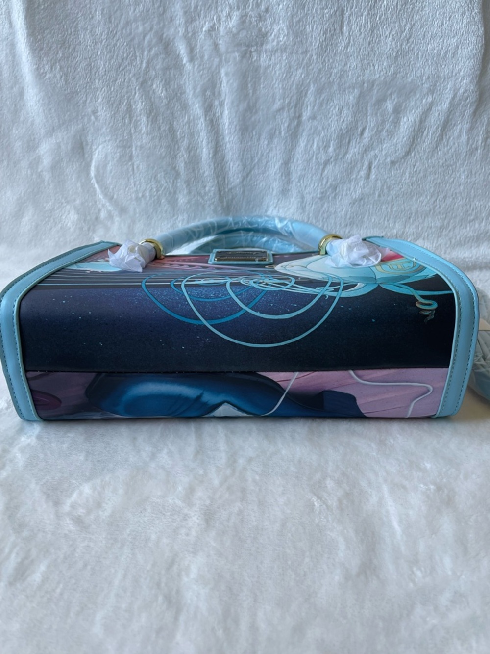 Loungefly Disney Princess Cinderella Princess Scenes Crossbody Bag New - Picture 12 of 14